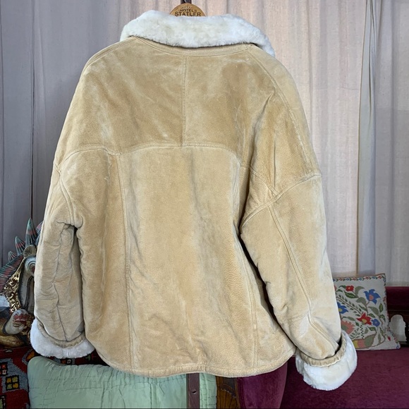 Leather Shearling Jacket - Picture 5 of 11